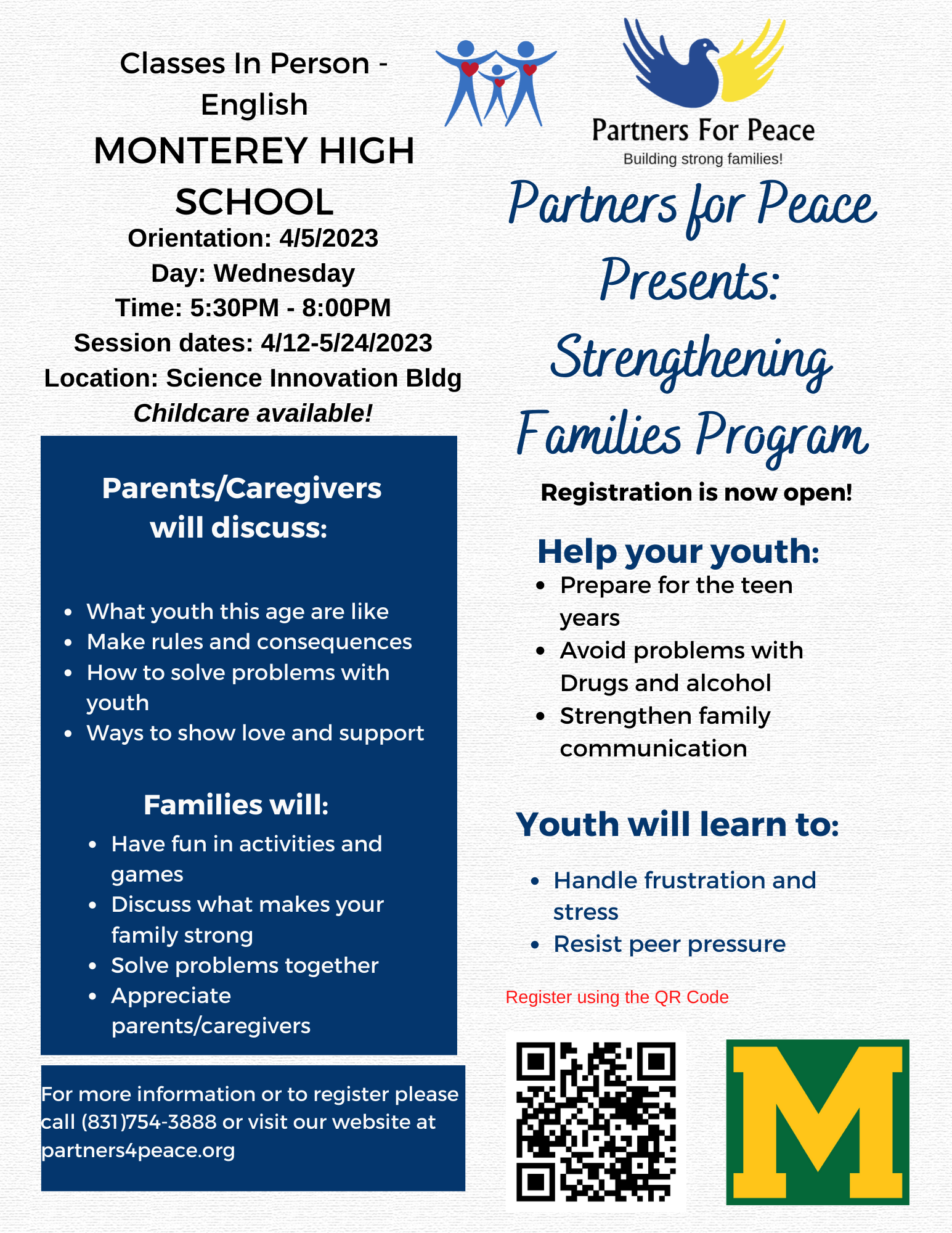 Partners for Peace Flyer