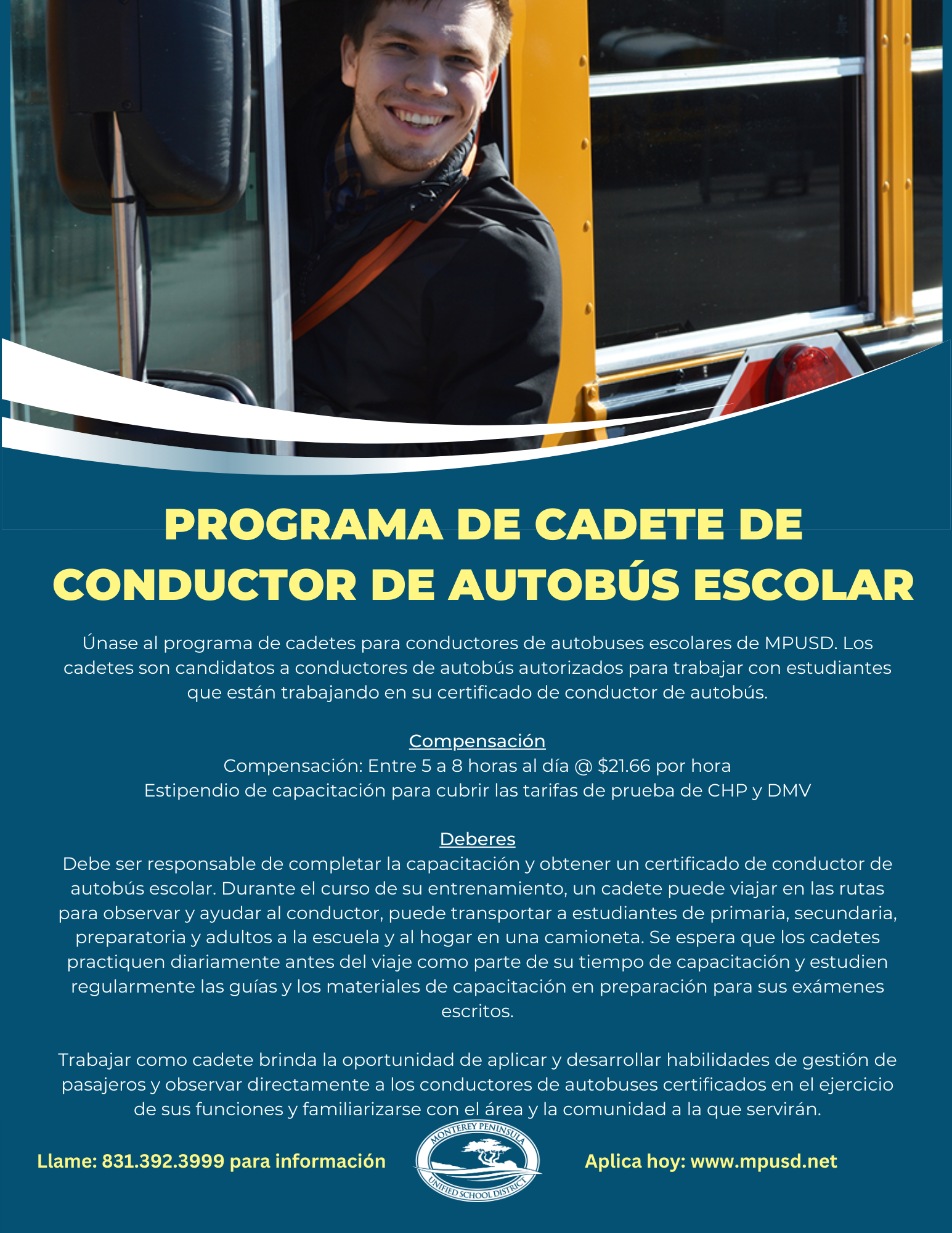 Bus Driver Cadet Program