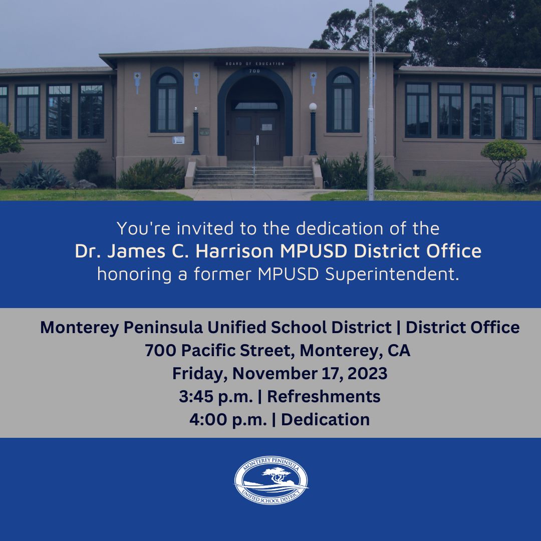 Dr. James C. Harrison District Office Building Dedication english